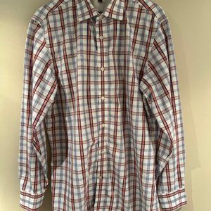 Banana Republic Men's Slim Fit Non-Iron Dress Shirt - Great Condition - Size L